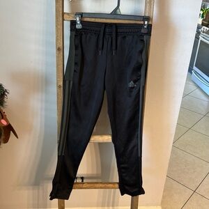 Adidas Kids Black Track Pants size 11/12